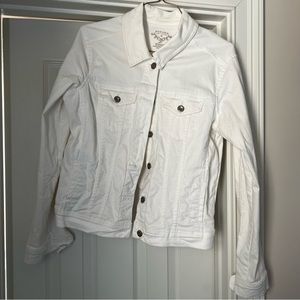 Sonoma White Denim Jacket